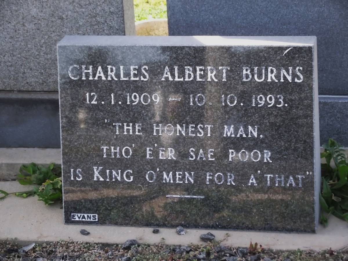 BURNS Charles Albert 1909-1993