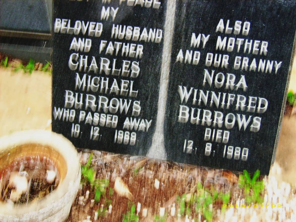 BURROWS Charles Michael -1969 & Nora Winnifred -1980
