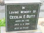 BUTT Cecilia E. -1980