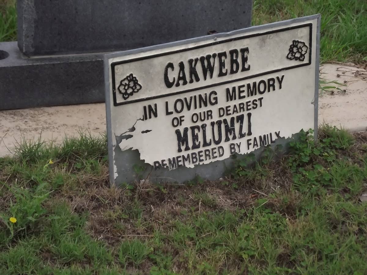 CAKWEBE Melumzi 1970-2003