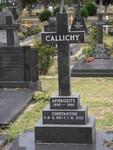 CALLICHY Aphrodite 1889-1986 :: CALLICHY Constantine 1913-2003