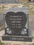 CARELSEN Caroline 1913-1970