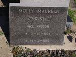 CHRISTIE Molly Maureen nee KRUGER 1934-1987