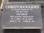 CHRISTODOULIDES George 1939-2007