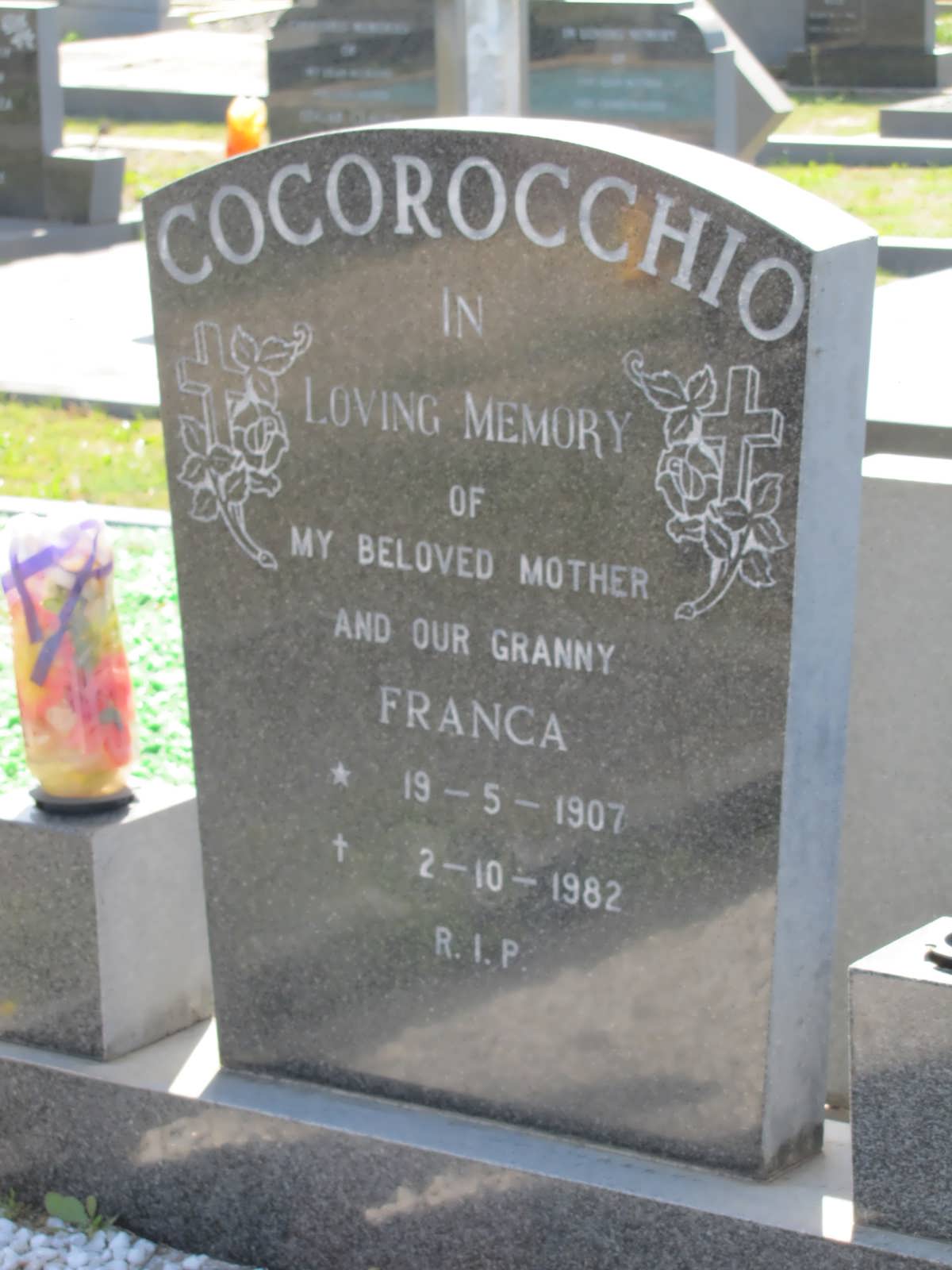 COCOROCCHIO Franca 1907-1982