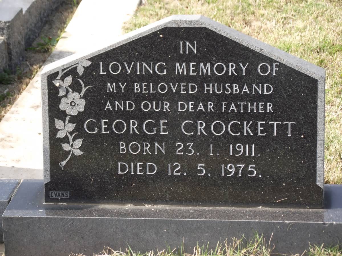 CROCKETT George 1911-1975