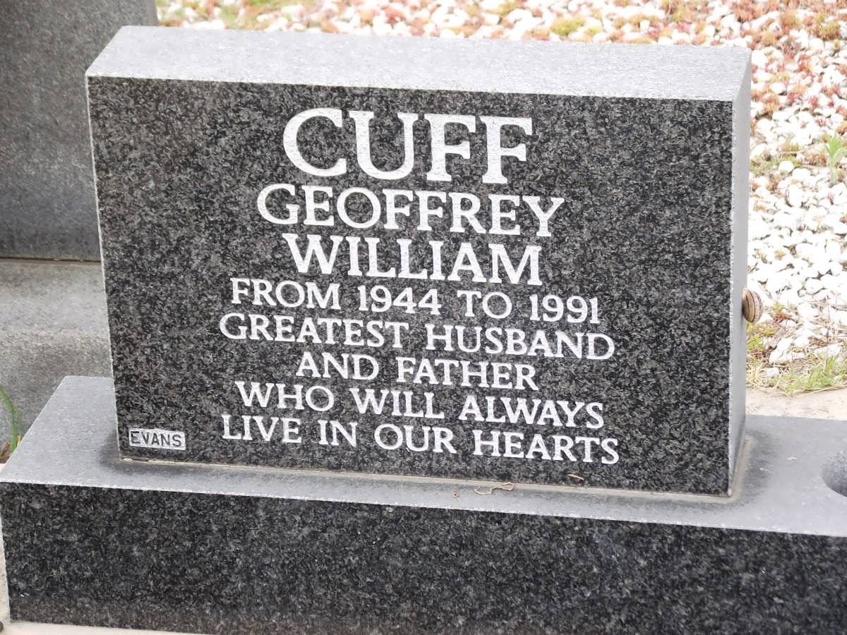 CUFF Geoffrey William 1944-1991