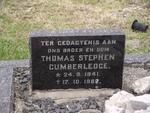 CUMBERLEDGE Thomas Stephen 1941-1981
