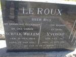 ROUX  Schalk Willem, le 1914-1967 & Yvonne 1917-2000