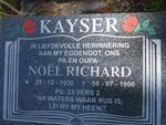 KAYSER Noel Richard 1930-1998