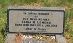 LENONG Elina M. 1890-1946