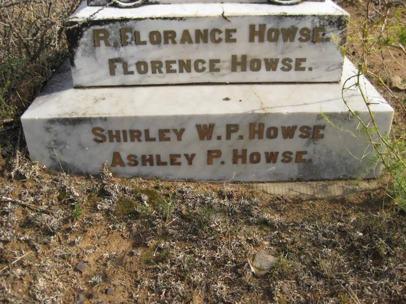 HOWSE R. Florance :: HOWSE Florence :: HOWSE Shirley W.P. :: HOWSE Ashley P.
