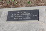 CORNELIS Sarah 1909-1982