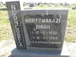 NCONCOBELA Nontzwakazi Dinah 1930-1994