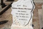 WEYMAR Sophia Maria nee GERBER 1907-1935