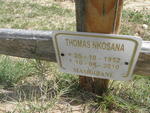 NKOSANA Thomas 1952-2010