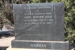 HAMMAN Daniel Rossouw 1898-1968