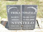 NTINTELO Frika Nosafala 1937-2000