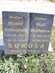 SUKULA Wali Wallance 1918-2009 & Mabel Nombuyiselo 1945-1999