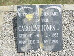 JONES Caroline 1952-1996
