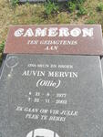 CAMERON Auvin Mervin 1977-2002