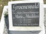 GROENEWALD Maria Macdaleen 1923-2005