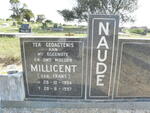 NAUDE Millicent nee FRANS 1954-1997
