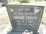 TYUTYU Timothy 1953-1980