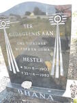 BHANA Hester 1907-1982