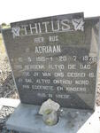 THITUS Adriaan 1915-1976