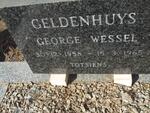 GELDENHUYS George Wessel 1958-1965