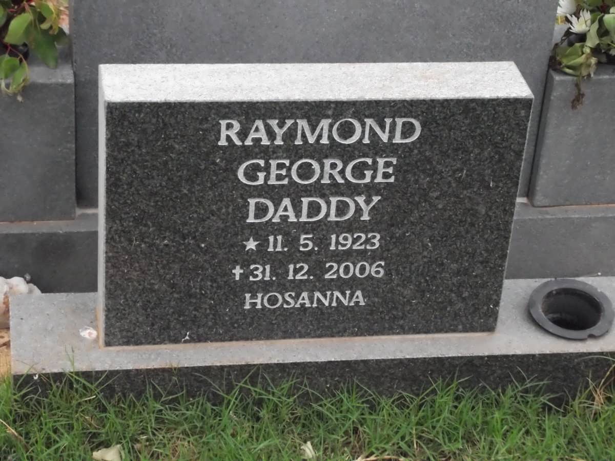 DADDY Raymond George 1923-2006