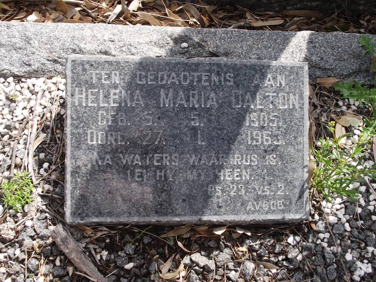 DALTON Helena Maria 1905-1963
