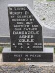 DANGAZELE Asher Xolile 1946-2005