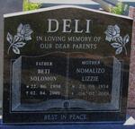 DELI Beti Solomon 1930-2009 & Nomalizo Lizzie 1934-2001