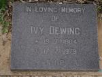 DEWING Ivy 1904-1979