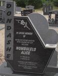DONDASHE Nombulelo Alice 1965-2010