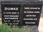DUMKE Vuyokazi Patiance 1971-2010