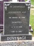 DUVENAGE Dorothy 1948-1995