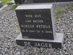JAGER Roelof Petrus, de 1941-1986