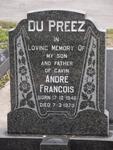 PREEZ Andre Francois, du 1946-1979