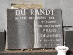 RANDT Frans Johannes, du 1923-1984
