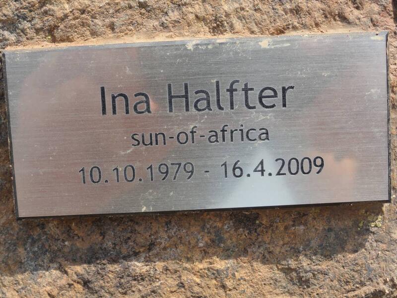 HALFTER Ina 1979-2009