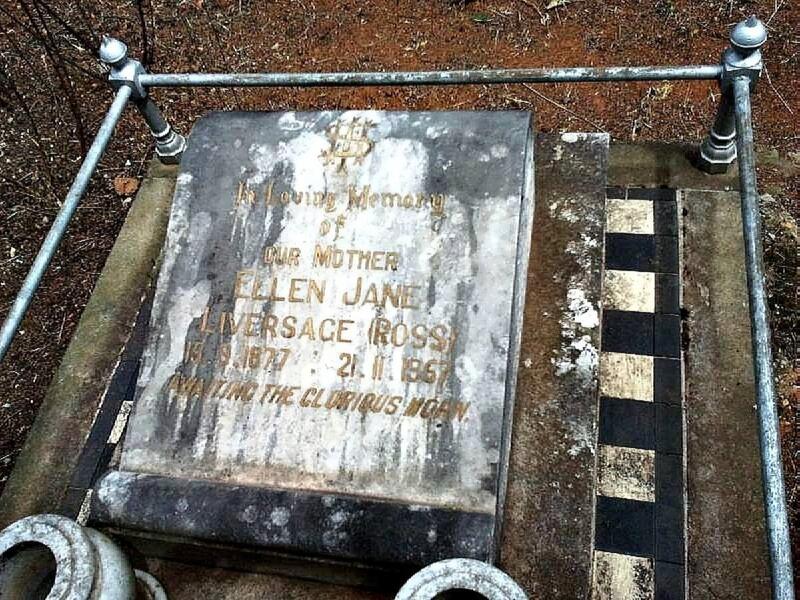LIVERSAGE Ellen Jane nee ROSS 1877-1967