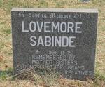 SABINDE Lovemore -1996
