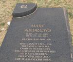 ANDREWS Mary 1906-1984