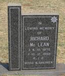 McLEAN Richard 1970-1993
