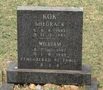 KOK Shedrack 1942-1942 :: KOK William 1947-1948
