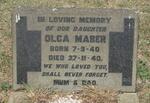MABER Olga 1940-1940