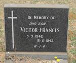 FRANCIS Victor 1942-1943